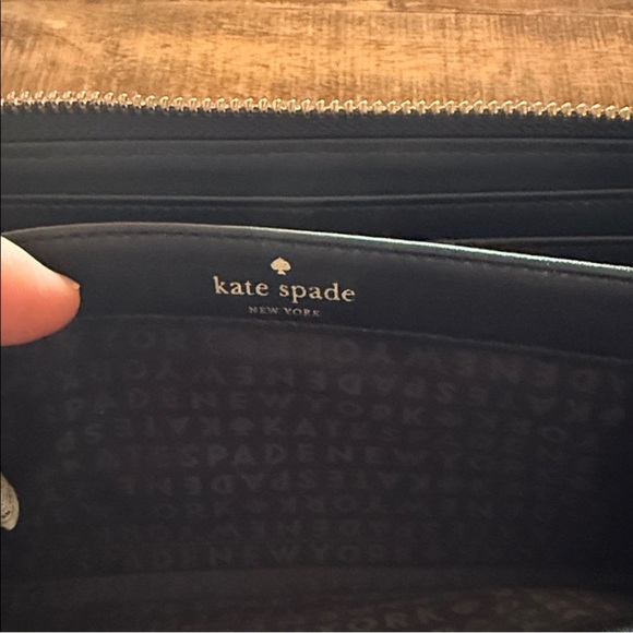 Kate Spade Black Zip-Around Wallet - Picture 3 of 3